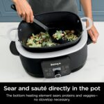 Ninja® 12-in-1 PossibleCooker™ PLUS | 8.5-qt - Sous Vide & Proof Multi-Cooker | Slow Cooker, Dutch Oven & More | Glass Lid & Integrated Spoon | Nonstick | Oven Safe Pot to 500°F | Black | MC1010 - Image 6