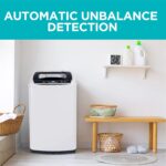 BLACK+DECKER 0.9 Cu. Ft. Portable Washer, 6.6 lb. Capacity Washing Machine for Homes & Apartments, 5 Wash Cycles, Quick Connect Sink Adapter and Drain Hose Included, Transparent Lid, BPWM09W, White - Image 5