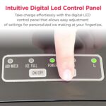 Frigidaire 26 Lbs per Day Portable Compact Maker, Ice Making Machine, Stainless, Medium - Image 7