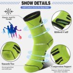 Sandsuced 6 Pairs Kids Boys Socks Athletic Basketball Sport Youth Crew Cotton Soft Breathable Socks for Outdoor - Image 2
