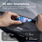 3G Mini Smartphone Unlocked Android System 3.88-Inch HD Touch Screen Mini Phone Dual Cameras Dual SIM Compact Mobile Suitable for Kids and Students 2GB+16GB (Black) - Image 5