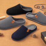 VeraCosy Men's Cozy Slip-on Slippers Corduroy Memory Foam Indoor House Shoes - Image 6