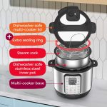 Instant Pot Duo Plus 9-in-1 Multicooker, Pressure Cooker, Slow Cook, Rice Maker, Steamer, Sauté, Yogurt, Warmer & Sterilizer, Includes App With Over 800 Recipes, Stainless Steel, 6 Quarts - Image 9