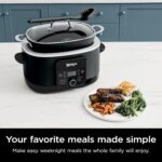 Ninja® 12-in-1 PossibleCooker™ PLUS | 8.5-qt - Sous Vide & Proof Multi-Cooker | Slow Cooker, Dutch Oven & More | Glass Lid & Integrated Spoon | Nonstick | Oven Safe Pot to 500°F | Black | MC1010 - Image 2