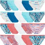 Fruit of the Loom Girls' Cotton Bikini Underwear Multipacks