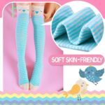 ANTSANG Kids Girls Knee High Socks Long Boot Crazy Silly Fun Gift Cute Tall Animal Socks for Child 6 Pairs - Image 2