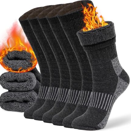 COZIA Merino Wool Socks for Men & Women Casual Warm Winter Cozy Thermal Socks