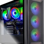 Skytech Gaming Chronos 3 Desktop PC, Ryzen 7 7700 3.8 GHz (5.3GHz), AMD RX 9070XT 16GB, 2TB Gen4 NVMe SSD, 32GB DDR5 RAM 6000 RGB, 850W Gold ATX 3 PSU, Wi-Fi, Win 11