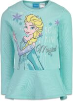 Disney Frozen Princess Anna Elsa Baby Girls Sweatshirt and Leggings Outfit Set Infant to Big Kid - Image 2