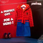 Marvel Spiderman Bathrobes for Boys Fleece Robe with Pockets Tie Waist, Cozy Gifts for Kids - Image 2
