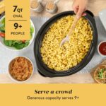 Crock-Pot 7 Quart Oval Manual Slow Cooker, Stainless Steel (SCV700-S-BR), Versatile Cookware for Large Families or Entertaining - Image 2