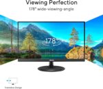 ASUS 22” 1080P Eye Care Monitor (VP227HF) - (21.45-inch viewable), Full HD, 99% sRGB, Frameless, 100Hz, Adaptive-Sync, 1ms, HDMI, Low Blue Light, Flicker Free, VESA Wall Mountable, 3 yr Warranty - Image 2