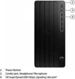 HP Desktop Computer Tower for Home Student & Business, 13th Gen Intel Quad-Core Processor, 16gb Ddr4 Ram, 256gb Pcie Ssd, WiFi Adapter, Vga, Rj-45, Hdmi, Keyboard and Mouse, Windows 11 Home - Image 2
