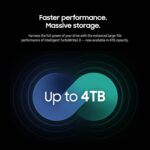 Samsung 990 EVO Plus SSD 4TB, PCIe Gen 4x4 | Gen 5x2 M.2, Speeds Up-to 7,250 MB/s, Upgrade Storage for PC/Laptops, HMB Technology and Intelligent Turbowrite 2.0, (MZ-V9S4T0B/AM) - Image 5