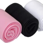 EVERSWE 3 Pairs Pack Girls Microfiber Tights Multiple Colors