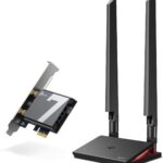 TP-Link WiFi 7 BE9300 PCIe WiFi Card for Desktop PC(Archer TBE550E), Tri-Band Wireless Adapter, Bluetooth 5.4, Multicolor Status LED, Supports AMD/Intel Motherboard, Not Compatible with Windows 10