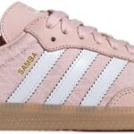 Adidas Women's Samba OG W Sandy pinkFtwr White/Gold met. 9 US