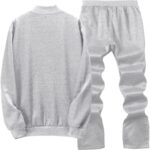 Lavnis Men's Casual Tracksuit Long Sleeve Running Jogging Athletic Sports Set - Image 2