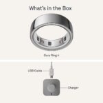Oura Ring 4 - Silver - Size 8 - Size Before You Buy - Image 8