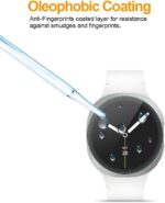 Supershieldz (3 Pack) Designed for Samsung Galaxy Watch 8 (40mm) Tempered Glass Screen Protector, Anti Scratch, Bubble Free - Image 3