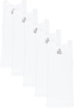 Hanes Boys’ Tank Cotton Undershirt, EcoSmart, 10 Pack, White