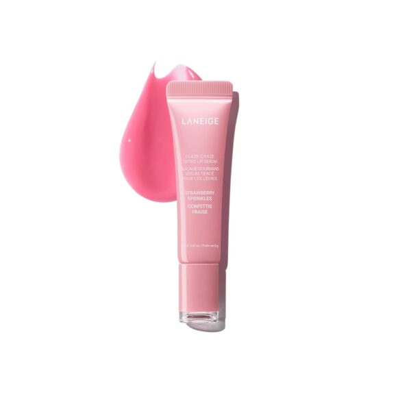 LANEIGE Glaze Craze Tinted Lip Serum: Hydrating Lip Serum for Glossy, Nourished Lips with Plumping Polypeptides