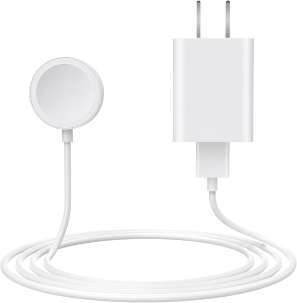 EGK Magnetic Fast Charger for Apple Watch, Wireless Charging Cable for All iWatch Series (1 m)