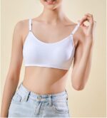 Big Girls' Adjustable Training Bra Cotton Bras Wireless Light Padded 10-16 Years - Image 3