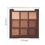 Neutral Nude Brown Smokey Eye Shadow Palette,Rose Gold Bronze Naked Cream Eyeshadow Palette Makeup,Natural Eyeshadow for Eyes Long Lasting Naturing-Looking - Image 7