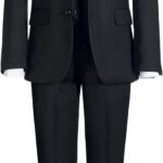 Marvelous World Boys' Formal Slim Fit Suit Set, Adjustable Waist