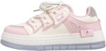 Bobo's House Pretty Pastel Bunny Chunky Sneakers Kawaii Unisex Vegan Leather Platform Shoes