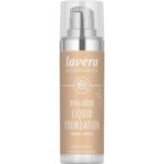 lavera Hyaluron Liquid Foundation - Natural Ivory 01 - Foundation Make Up with Hyaluron & Almond Oil for a Flawless Complexion - Face Make Up - PETA Certified - Vegan - Made in Germany - 1 Fl Oz