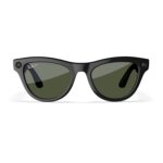 Ray-Ban Meta (Gen 1), Skyler, Shiny Black | Smart AI Glasses for Men, Women — 12 MP Camera, Open-Ear Speakers for Audio, Video Recording and Bluetooth — Polarized Green Lenses — Wearable Technology - Image 2
