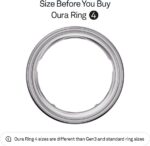 Oura Ring 4 - Silver - Size 8 - Size Before You Buy - Image 2