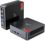 KAMRUI AM21 Mini PC, AMD Ryzen 7 8745HS (8C/16T, up to 4.9GHz), 32GB DDR5 5600MHz RAM, 1TB M.2 2280 PCIe 4.0 SSD, Mini Desktop Computer with Radeon 780M, USB4, Quad Display, Dual LAN, HDMI, WiFi 6