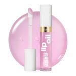 REVLON Super Lustrous Glimmer Lip Oil, Moisturizing & Tinted, Shiny Finish, Made with Plant-Based Squalane, 005 Vio-lit, 0.13 fl oz