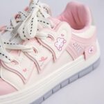 Bobo's House Pretty Pastel Bunny Chunky Sneakers Kawaii Unisex Vegan Leather Platform Shoes - Image 4