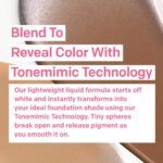 Almay Skintone Matching Foundation, Smart Shade Face Makeup with SPF 15, Hypoallergenic, Oil-Free, Dermatologist-Tested, 200 Light Medium Mine, 1 fl oz - Image 4