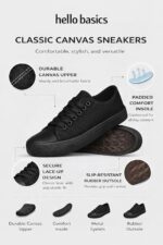 Canvas Shoes for Women Casual Low Top Sneakers Fashion Womens Tennis Shoes for Everyday Wear - Image 3