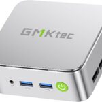 GMKtec Mini PC Computer, G10 Ryzen 5 3500U (Beats N150/3300U/3200U), 16GB RAM 512GB SSD 2.5GbE NIC LAN Desktop Office Home Business HTPC, Triple 4K Display, WiFi, BT, USB-C, DP, Type-C PD, HDMI 2.1