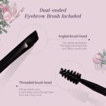 Flower Knows Midsummer Fairytales Eyebrow Palette,3 Color Eye Brow Powder Palette Waterproof Long-Lasting Brow Filler&Definer,Easy Blend,Light Brown Natural with Brush,0.14 Oz(02 Cold Brew Tawny) - Image 2