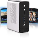 NIMO Mini PC Desktop, AMD Ryzen AI Max+ 395 128GB LPDDR5 8000MHz RAM 4TB SSD (Up to 5.1GHz) AI Server Radeon 8060S Graphics Computers with USB4.0 BT5.2 WiFi 7, 4K Display