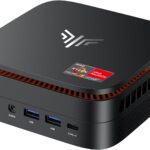 KAMRUI Hyper H1 Mini Gaming PC,AMD Ryzen 7 6800H(Beat 6800U),32GB DDR5 4800MHz 1TB M.2 NVMe PCIe3.0x4 SSD Mini PC(8C/16T,up to 4.7GHz),16MB L3 Smart Cache,Triple 4K Display/WiFi6/BT5.2/Mini Computers