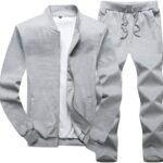 Lavnis Men's Casual Tracksuit Long Sleeve Running Jogging Athletic Sports Set