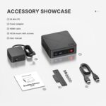 BOSGAME E4 Mini PC, Mini Computers with AMD Ryzen 5 3550H, 16GB DDR4 512GB PCIe SSD, Dual RJ45, 4K Triple Display, USB-C, USB 3.2, Wi-Fi 5/BT 5.0, Micro Desktop Computers for Office, Home & Streaming - Image 9