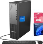 Lenovo ThinkCentre Small Form Factor Business Desktop, 13th Gen Intel Core i7-13620H, 32GB DDR5, 1TB SSD, HDMI, VGA, Wi-Fi, Wired KB & Mouse, Windows 11 Pro, Bundle with Adata 64GB USB Flash Drive