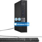 Dell OptiPlex 3040 Micro PC Mini Desktops, Intel Core 6th Gen 3.2GHz, 8 GB RAM, 256 GB SSD, WiFi, Bluetooth, Keyboard & Mouse, Windows 11 Pro (Renewed)