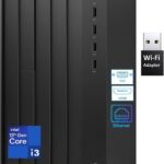 HP Desktop Computer Tower for Home Student & Business, 13th Gen Intel Quad-Core Processor, 16gb Ddr4 Ram, 256gb Pcie Ssd, WiFi Adapter, Vga, Rj-45, Hdmi, Keyboard and Mouse, Windows 11 Home