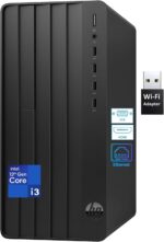 HP Desktop Computer Tower for Home Student & Business, 13th Gen Intel Quad-Core Processor, 16gb Ddr4 Ram, 256gb Pcie Ssd, WiFi Adapter, Vga, Rj-45, Hdmi, Keyboard and Mouse, Windows 11 Home