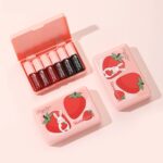 Eakroo 6 Colors Lip Tint Stain Mini Liquid Lipstick, Lip Gloss for Women, Blush for Cheeks, Lip Stain Long Lasting Waterproof, Lip Makeup, Cute Stuff, Non-Stick Cup, High Pigment, Vivid Color - Image 6